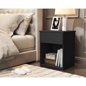 Mesa de Cabeceira Jasmim cor Preto