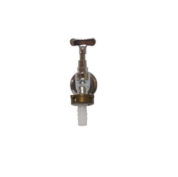Torneira Tanque Jardim e Uso Geral Curta Metal Cromado 1/2" - 3