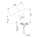 Ver imagem 7 de Torneira Cascata de Vidro com Misturador Monocomando Baixa Banheiro