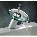 Ver imagem 2 de Torneira Cascata de Vidro com Misturador Monocomando Baixa Banheiro