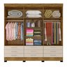 Guarda-Roupa Casal 6 Portas 9 Gavetas Vila Velha Atualle Móveis - 2