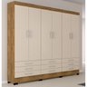 Guarda-Roupa Casal 6 Portas 9 Gavetas Vila Velha Atualle Móveis - 1