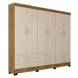 Guarda-Roupa Casal 6 Portas 9 Gavetas Vila Velha Atualle Móveis - 3