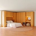 Ver imagem 1 de Guarda Roupa Planejado 14 Portas 1 Penteadeira Espelho Samambaia CabeCasa MadeiraOriginals Carvalho