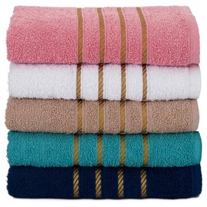 Kit 4 Toalhas Banho Grossas Banhão 70 X 140 Montreal Super Luxo Alta Absorção - Modelo 1
