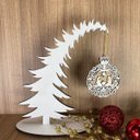 Ver imagem 1 de Enfeite de Mesa de Natal Vazado em MDF Pinheiro