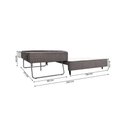 Ver imagem 4 de Cama Box c/Aux Molas Casal Herval Hotel Auxiliar MH1400 138x188