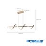 PENDENTE LP-600D 30W 4000K DOURADO 5295 - 2