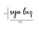 Ver imagem 2 de Letreiro de Parede em MDF Seja Luz