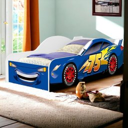 Cama Infantil Carro Blue Cambel - 1