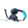Fone Ouvido Headset Gamer P2 3.5Mm USB Microfone Pc 7.1 Kp 455 Azul - 3