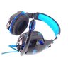 Fone Ouvido Headset Gamer P2 3.5Mm USB Microfone Pc 7.1 Kp 455 Azul - 4