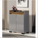 Ver imagem 2 de Balcao Buffet Real 2 Portas 100% Mdp Onix Mel