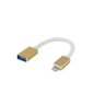 Cabo Otg Evus C-078 Lightning X Usb 2.0 15cm - 2
