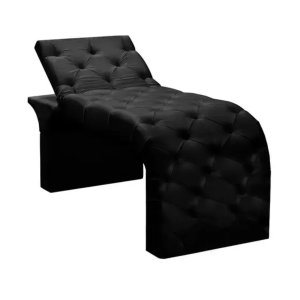 Maca Estofada Estética Cílios Regulável Spa Suede Juliette:preto