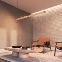 Ver imagem 2 de Kit 2 Luminária Pendente Led Egito 18w 2000lm Madeira Maciça de Demolição