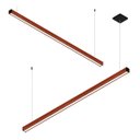 Ver imagem 1 de Kit 2 Luminária Pendente Led Egito 18w 2000lm Madeira Maciça de Demolição