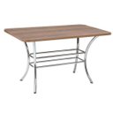 Ver imagem 1 de Mesa com Tampo em MDP Nogueira 137x75cm Alice