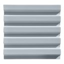 Ver imagem 2 de Formas Ripado 30x30 3d Abs Azul Gesso Cimento 1mm