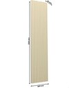 Ver imagem 5 de Placa Individual Painel Ripado Modulo Parede Nanda 460 mm Cor:Off White