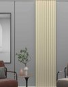 Ver imagem 2 de Placa Individual Painel Ripado Modulo Parede Nanda 460 mm Cor:Off White