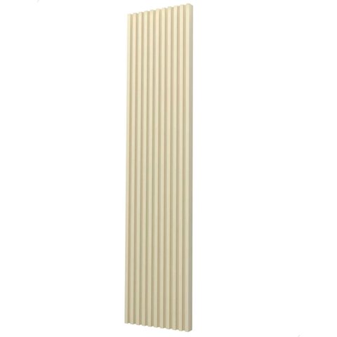Placa Individual Painel Ripado Modulo Parede Nanda 460 mm Cor:Off White