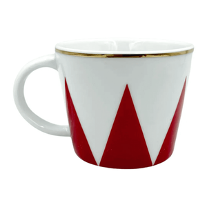 Caneca de Porcelana Lollipop Vermelho - Casa Toco