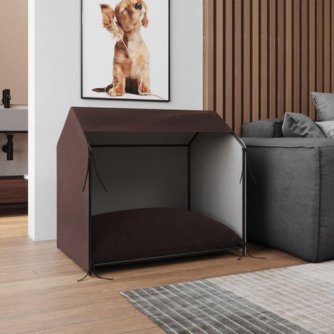 Casinha de Cachorro Pet Tati Raças Pequenas - Marrom Marrom