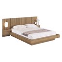 Ver imagem 2 de Cama Casal/queen com Cabeceira e 2 Mesas para Colchão 198x158cm Multimóveis Cr40144 Mel