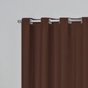 Ver imagem 2 de Cortina Tilia Varão Blackout 2,0 x 1,7 M Sala Quarto - Marrom