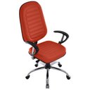 Ver imagem 1 de Cadeira para Escritório Presidente Gomada Linha Blenda Vermelho