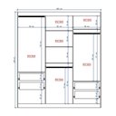Ver imagem 1 de Guarda Roupa Casal 3 Portas 4 Gav Espelho Branco 1144 Carraro