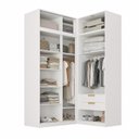 Ver imagem 5 de Guarda-Roupa Planejado de Canto 4 Peças 8 Portas com 4 Portas de Correr Jade CabeCasa MadeiraOriginals Branco/Fosco