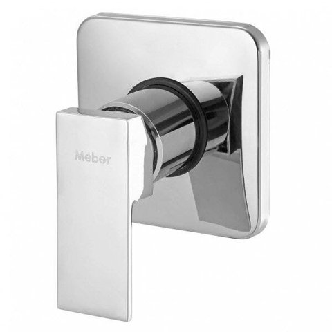 Acabamento Monocomando para Chuveiro 2997 C52 Axion Slim Meber Meber Metais