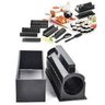 Kit sushi em casa acessorios para preparar sushi 11 pecas com faca molde rolete cortador completo - 5