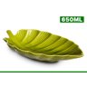 Folha Decoração Mesa Cozinha em Porcelana Verde 650ml - 1