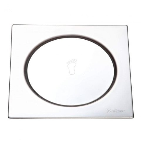 Grelha com Fecho Pressão Quadrada Inox 15cmx15cmx6cm Meber Metais