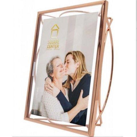 Porta Retrato 10x15 Dourado Pf-1341-4 Square