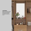 Ver imagem 6 de Guarda Roupa Solteiro 4 Portas com Espelho e 2 Gavetas Lord - Amêndola Touch