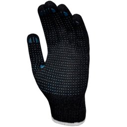 Luva Tricotada Pigmentada | Kit 12 Pares Epi Preto Tamanho 9 - 3
