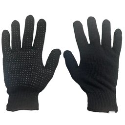 Luva Tricotada Pigmentada | Kit 12 Pares Epi Preto Tamanho 9 - 2
