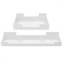 Ver imagem 5 de Kit de Acessórios para Banheiro 6 Peças Adesivo Branco F.elg