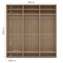 Ver imagem 3 de Closet com Maleiro 220cm Frame Yescasa