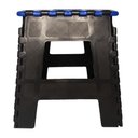 Ver imagem 3 de Banqueta De Plástico Quadrada Dobrável Para Camping Praia Azul