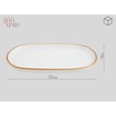 Ver imagem 2 de Bandeja Decorativa Lavabo Banheiro Multiuso em Cerâmica