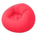 Ver imagem 1 de Sofá Poltrona Puff Inflável Deluxe Aveludado Impermeável