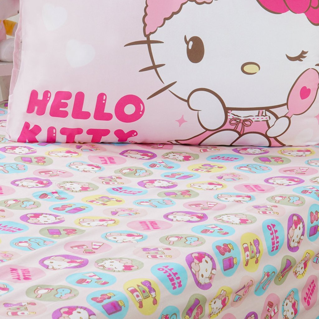 Jogo de Cama Solteiro 2 Pçs Hello Kitty 88x188x30 Skin Care - 5