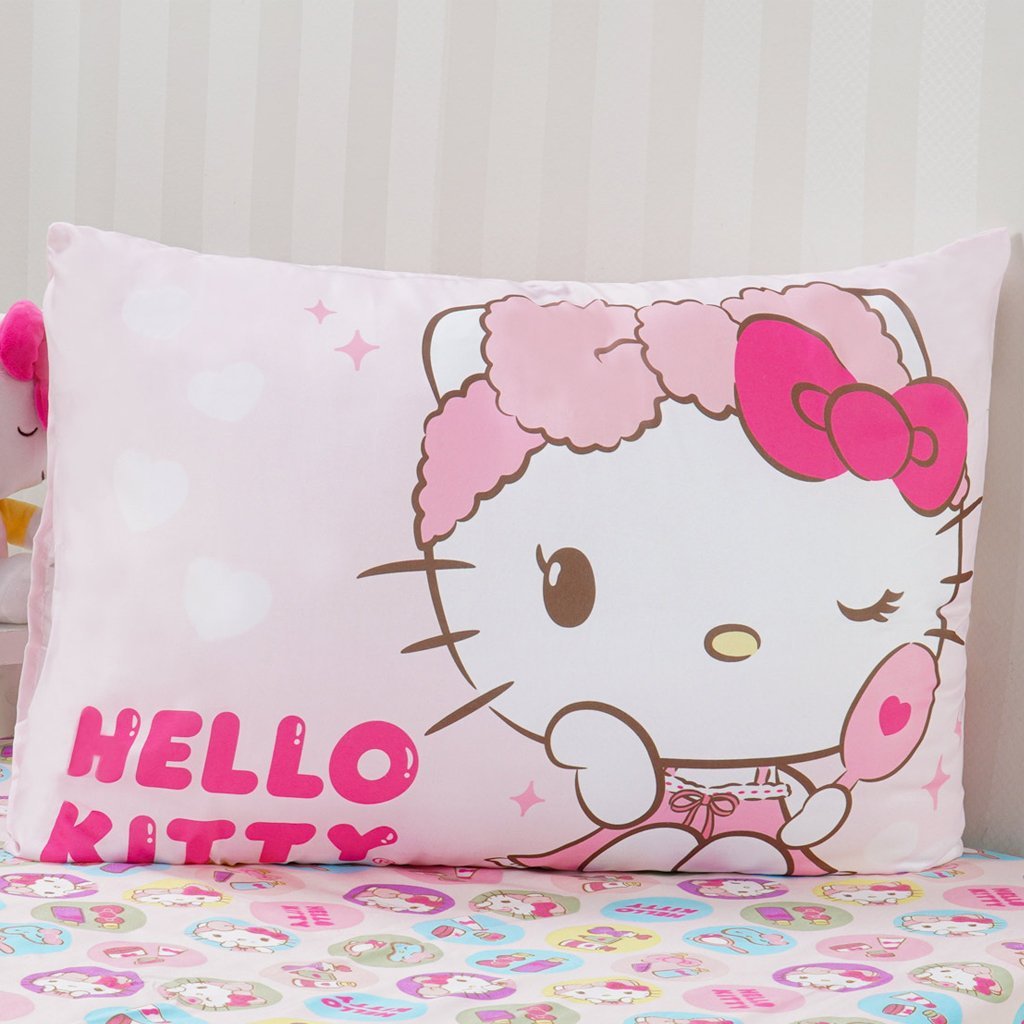 Jogo de Cama Solteiro 2 Pçs Hello Kitty 88x188x30 Skin Care - 2