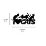 Escultura de Parede em MDF I Love Cats - 3