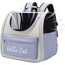 Ver imagem 1 de Bolsa Mochila Transporte Gato Pet Animais Estimaçao Lazer Passeio Caminhada Viagem Bolsos Ventilaçao